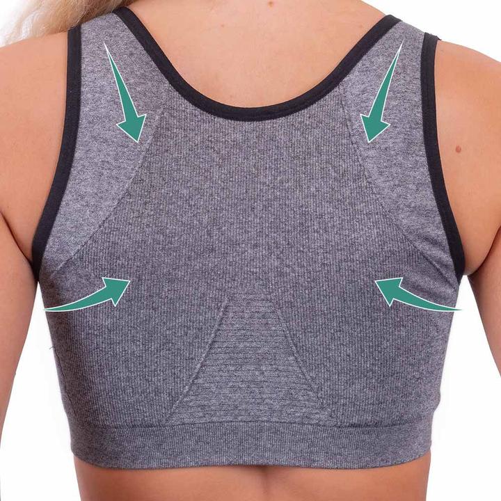 Actual product image Anodyne Posture Bra Ladies grey XL (XL)