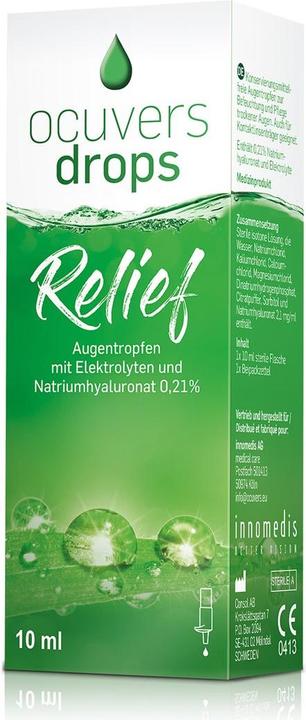 Produktbild Innomedis Ocuvers drops Relief Fl 10 ml (10 ml, Ocuvers drops Relief)
