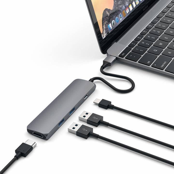 Actual product image Satechi St-Cmam (USB-C, 4 Ports)
