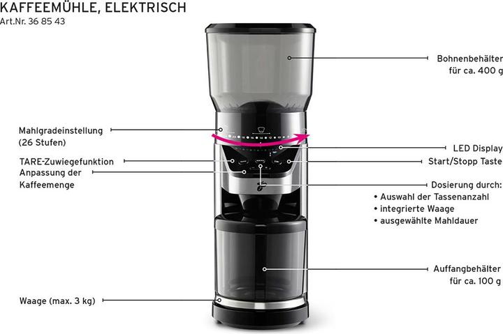 Produktbild Tchibo Elektrische Kaffeemühle