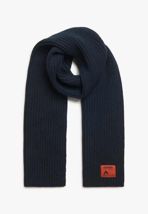 Actual product image Superdry children's knitted scarf workwear