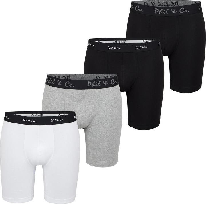 Set di 4 boxer lunghi4