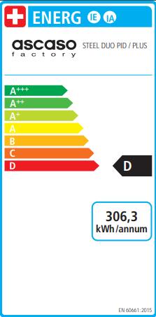 Etichetta energetica Ascaso Baby T Plus