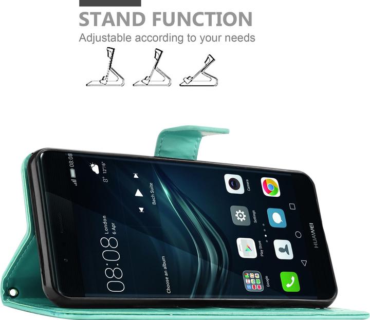 Productafbeelding Cadorabo Bloemen Boekomslag (Huawei P9 Plus)