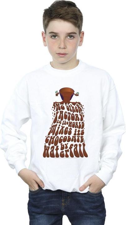 Produktbild Willy Wonka & the Chocolate Factory Chocolate Waterfall Sweatshirt Jungen (152, 158)