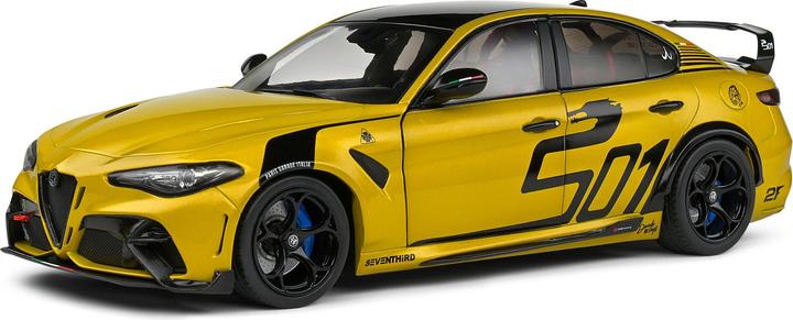 Actual product image Solido 1:18 Alfa Romeo Giulia GTA yellow