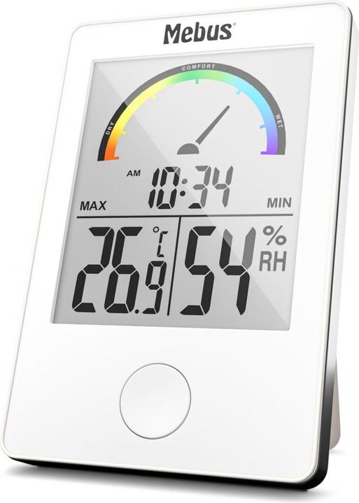 Actual product image Mebus 11130 Thermo-Hygrometer white