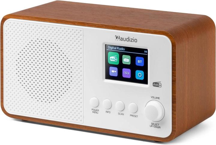 Produktbild Audizio DAB+ Radio Avio Weiss, Radio Tuner: FM, DAB+ (FM, DAB+, Bluetooth)