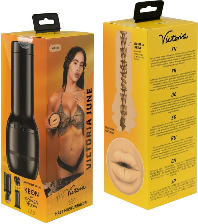 Actual product image Kiiroo FeelVictoria June Mouth