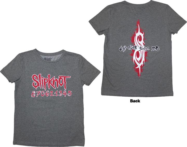 Slipknot Dont Ever Judge Me Back Print (Girlie) (M)
