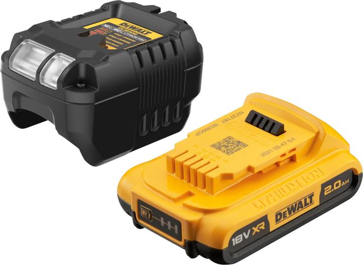 Immagine prodotto DeWalt DCV 501 LD1 Akku Stabsauger 18 V 0,7 l Staubklasse L + 1x Akku 2,0 Ah + Ladegerät (Aspirapolvere a umido e a secco)