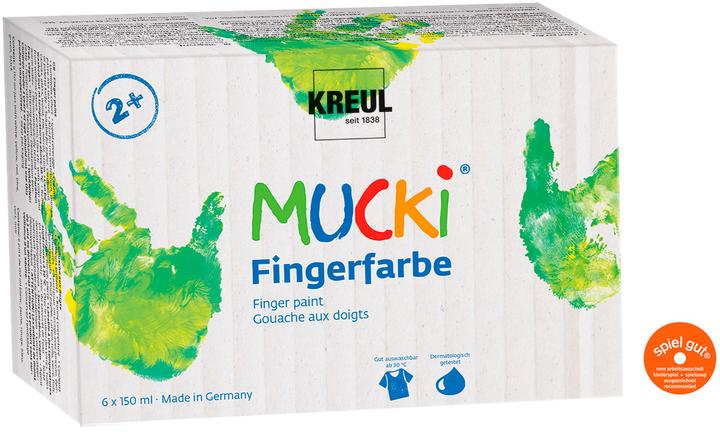 Kreul MUCKI Fingerfarben (Bunt, 900 ml)