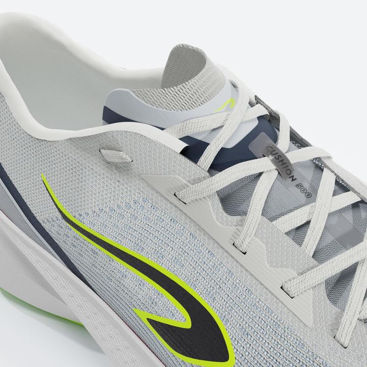 Produktbild Kiprun Laufschuhe Herren - Cushion 500 weiss/gelb (46)