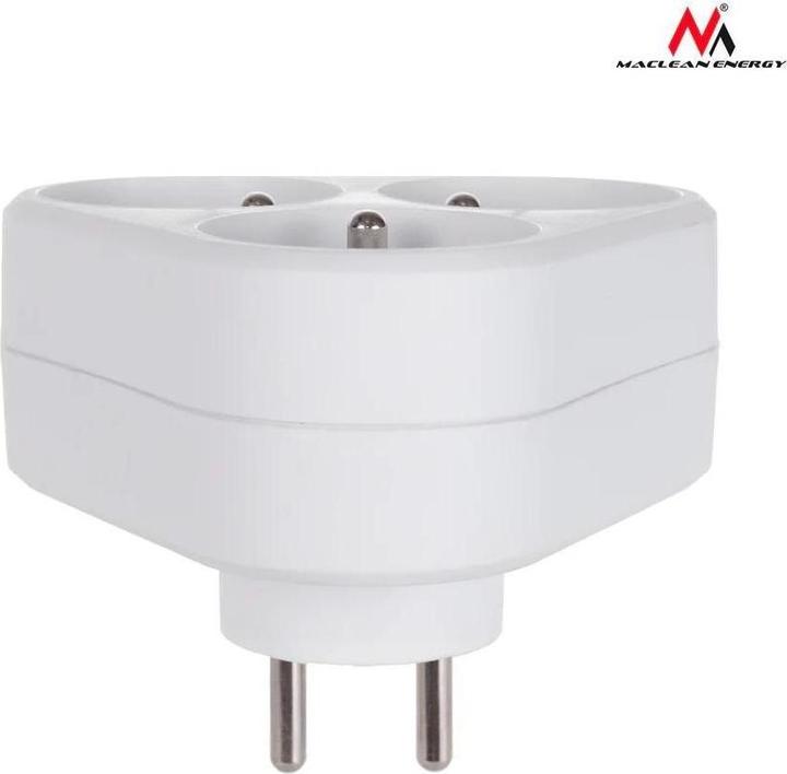 Actual product image Maclean MCE214 - Energy Triple current outlet with grounding 16A (3 x)