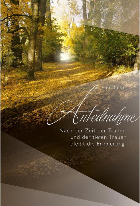 Actual product image ABC Trauerkarte (1 pcs.)