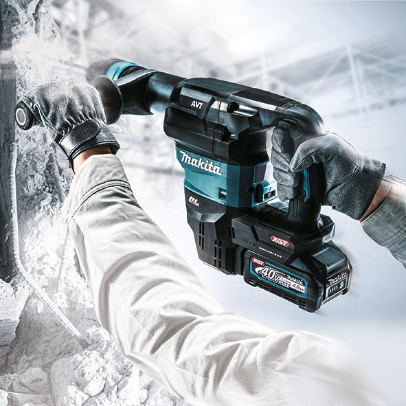 Produktbild Makita 40V max. Akku-Stemmhammer HM001GM201 (Akkubetrieb, 40 V)