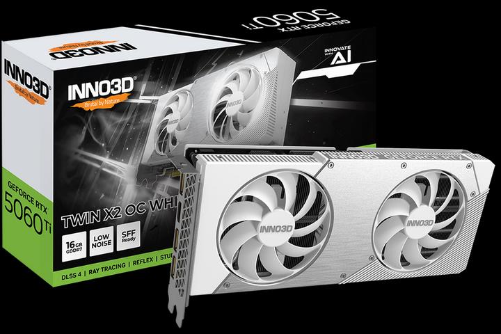 Actual product image Inno3D GeForce RTX 5060 Ti Twin X2 OC (16 GB)