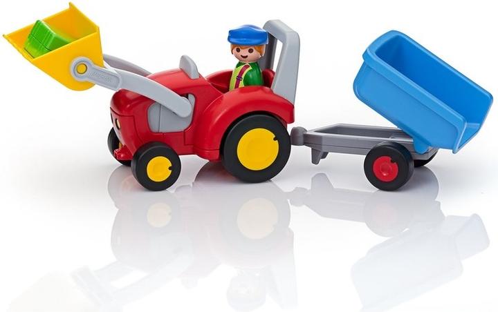 Produktbild Playmobil Traktor mit Anhänger (6964, Playmobil 1.2.3)