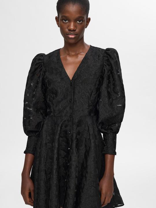 Produktbild Selected Femme Geblümtes Kleid mit Puffärmeln (40)