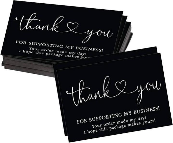 Actual product image LaserPecker Aluminium business card set (100 pcs)