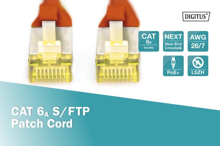 Produktbild Digitus Netzwerkkabel (S/FTP, CAT6a, 0.50 m)