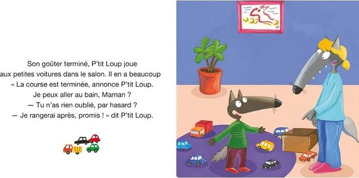 Actual product image P'tit Loup ne veut pas ranger (French, Lallemand Orianne, Thuillier Eléonore, 2019)
