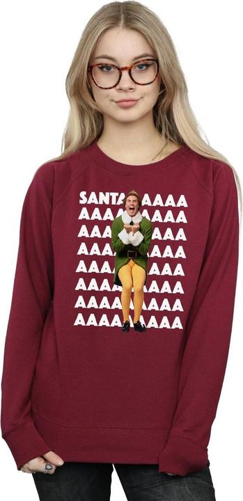 Immagine prodotto Elf Buddy Santa Scream Felpa Donna (XXL)