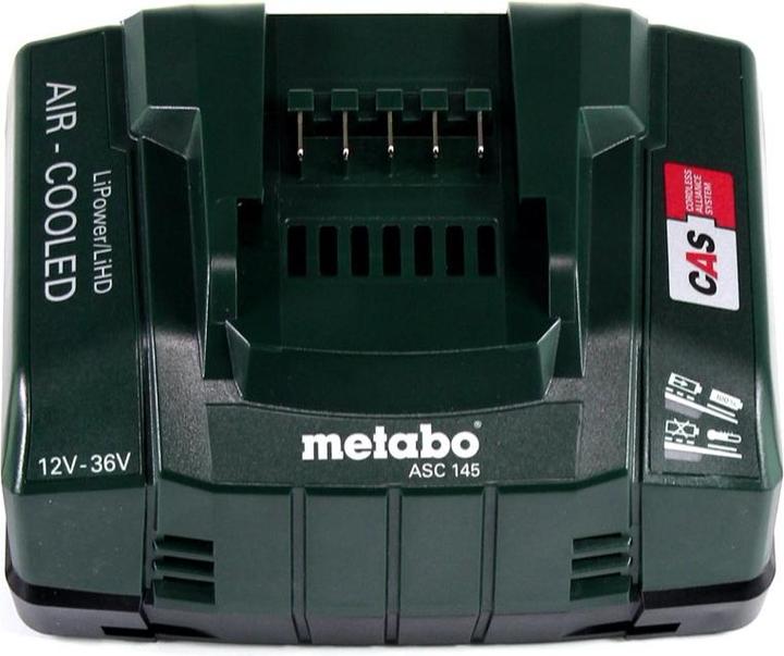 Actual product image Metabo 18 V basic set 1x battery 10.0 Ah LIHD + ASC 145 charger CAS system (18 V)