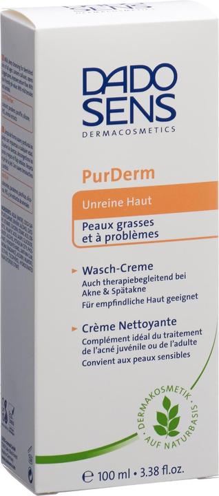 Actual product image Dado Sens PURDERM Washing Cream - Blemished and acne-prone skin (Wash cream, 100 ml)