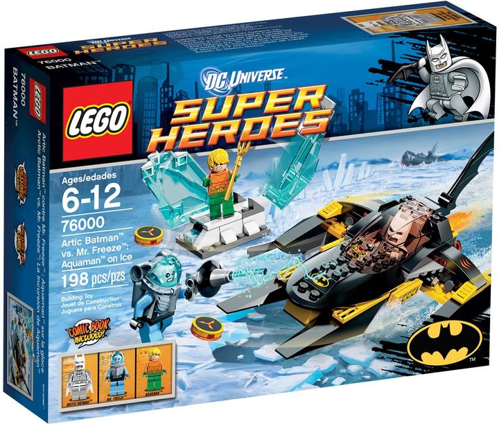 Actual product image LEGO DC Super Heroes Arctic Batman vs. Mr. Freeze Aquaman on Ice (76000, LEGO Super Mario)
