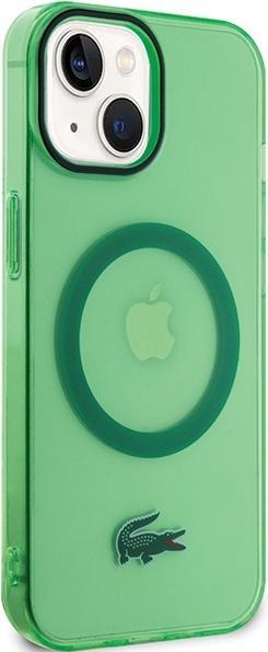 Produktbild Lacoste LCHMP15SULON iPhone 15 6.1" zielony/green hardcase Transparent MagSafe (Apple iPhone 13, Apple iPhone 15)