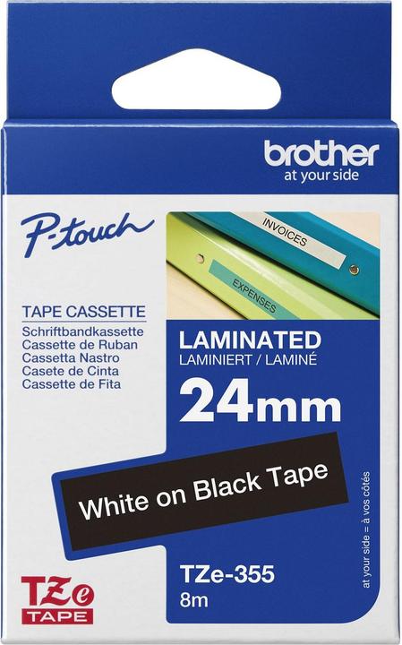 Image du produit Brother Tze-355 (2.40 cm, Noir)