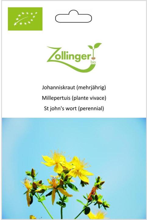 Produktbild Zollinger Bio Johanniskraut (mehrjährig) (Pflanzensamen)