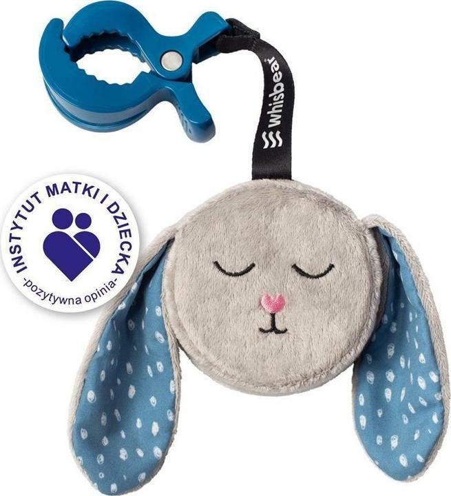 Actual product image Whisbear The buzzing rabbit with a clip