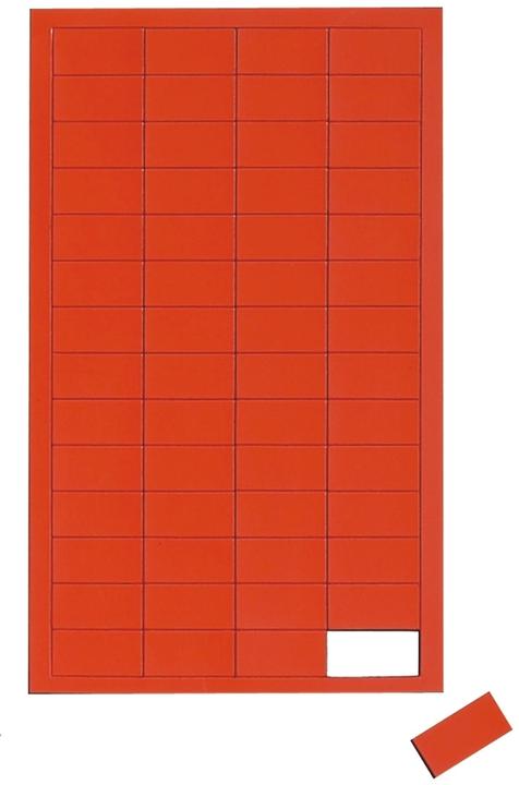Actual product image Maul Magnet symbols rectangle, 56 pieces (56 x)