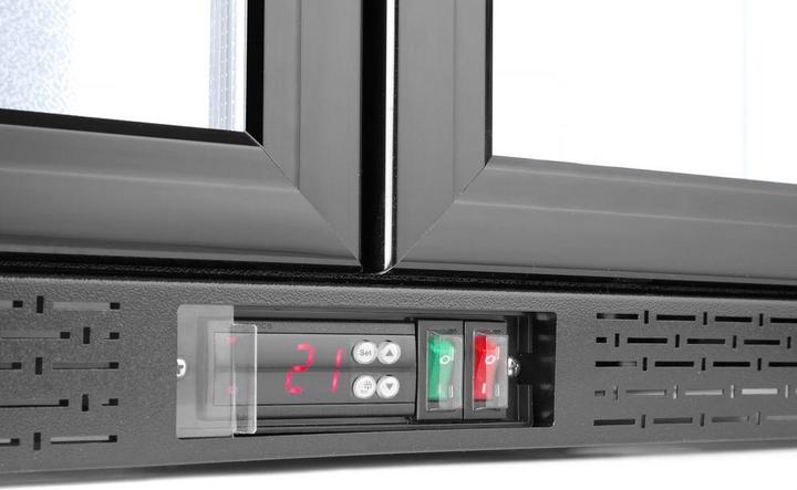 Produktbild Hendi Bar Kühlschrank doppeltürig 200 l 230V 160W (180 l)