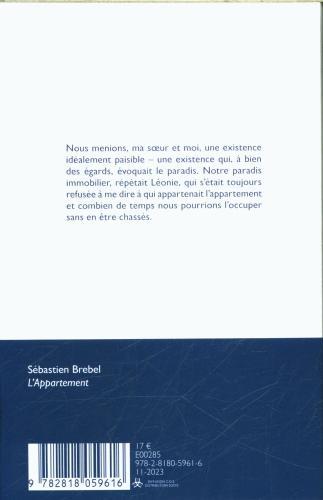 Image du produit Difa Cooper L'appartement (Français, Brebel Sébastien, 2023)