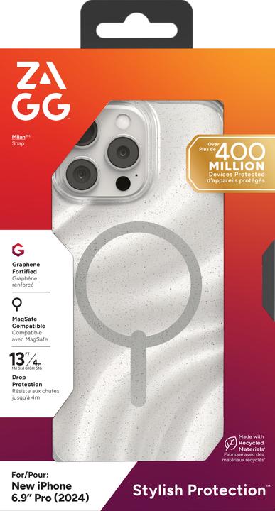 Actual product image Zagg Milan Snap (Apple iPhone 16 Pro Max)