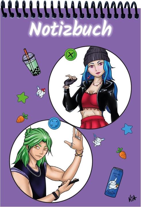 Immagine prodotto A 5 quaderni Manga Quinn e Enora, l (A5, Nessuna)