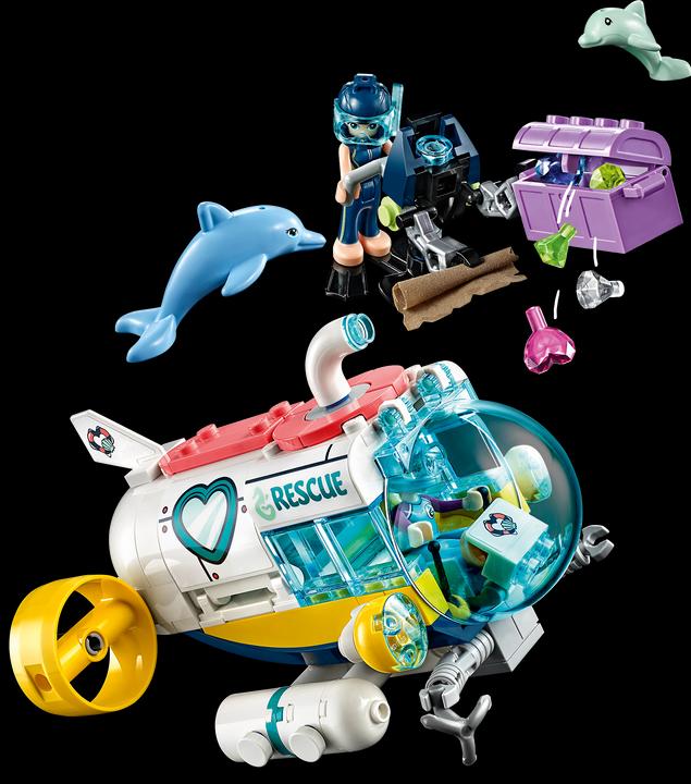 Actual product image LEGO Lifeboat for dolphins (41378, LEGO Friends)