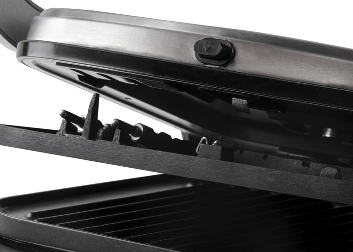 Immagine prodotto Domo Genius Grill elettrico a contatto Rivestimento antiaderente, con display Acciaio inox, nero (Spina UE)