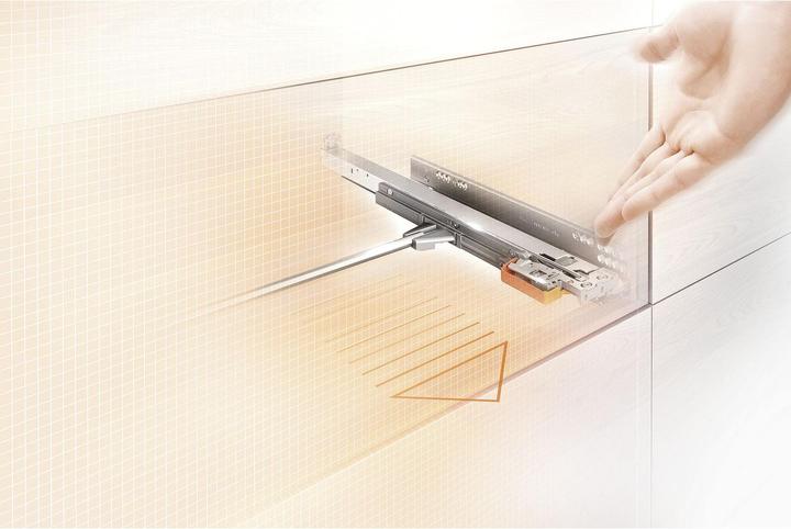 Image du produit Blum 760H5000T ZN sortie totale 40 kg, LN=500