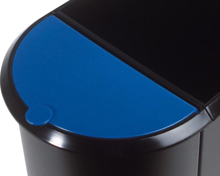 Actual product image Helit Lid for wastepaper bin Duo-System H61039, blue