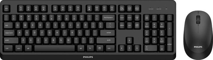Actual product image Philips 3000 series SPT6307BL/00 keyboard Mouse included RF Wireless Black (Eng. Int., Wireless)