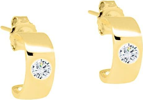 Produktbild Candy Creolen Giro, 925 Sterling Silber, vergoldet (18k vergoldet, 925 Sterling Silber)
