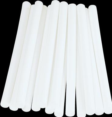 Actual product image Rapid Universal white glue sticks Ø12x190mm 14 pieces