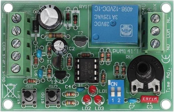 Image du produit Whadda Minuterie d'arrêt de démarrage (1S - 60H)