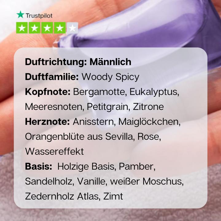 Produktbild scentme bottled luck - all-in-one Universalwaschmittel mit Wäscheparfüm (14 Waschgänge, Caps, Pods)