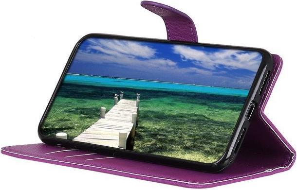 Productafbeelding MU Classic Litchi Leather Boekomslag serie (Samsung Galaxy A14 5G, Samsung Galaxy A14)