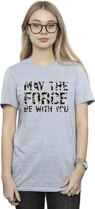 Image du produit Star Wars - T-shirt MAY THE FORCE INFILL - Femme (S)